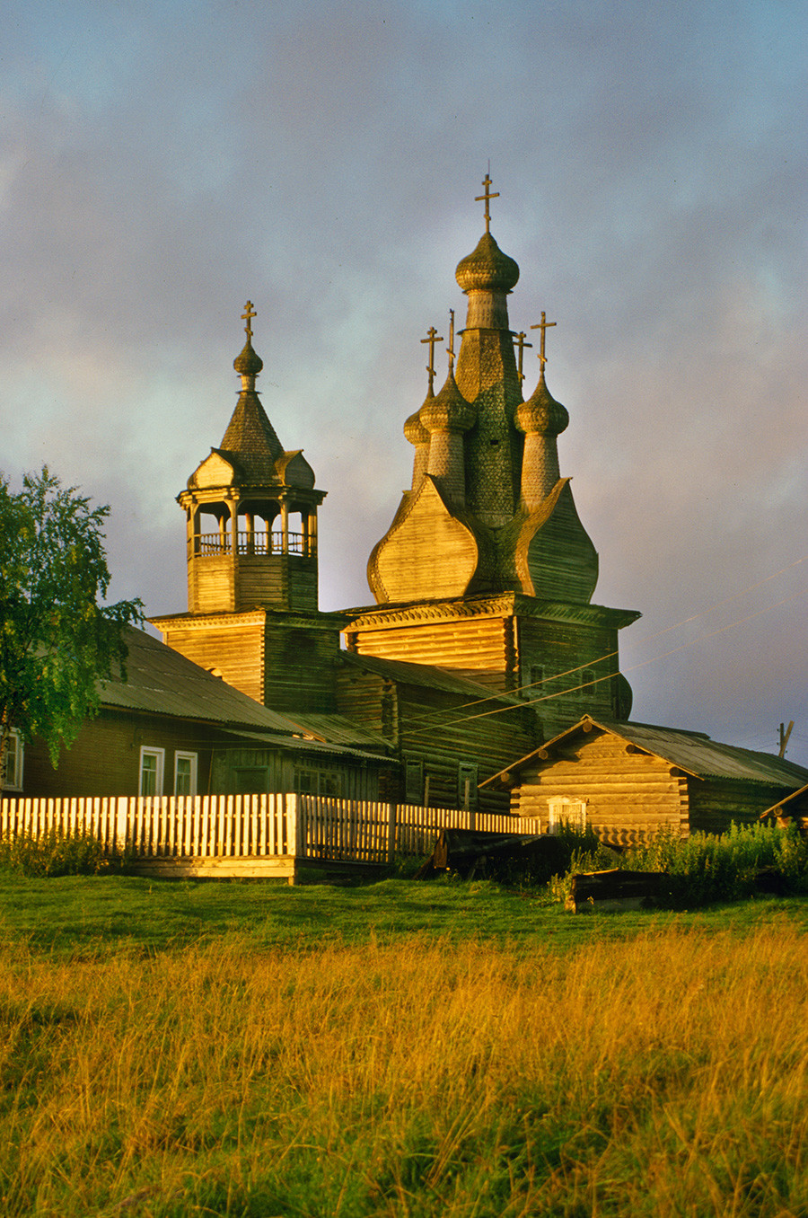 Church of the Hodegetria Icon, southwest view in late evening light. July 31, 2000