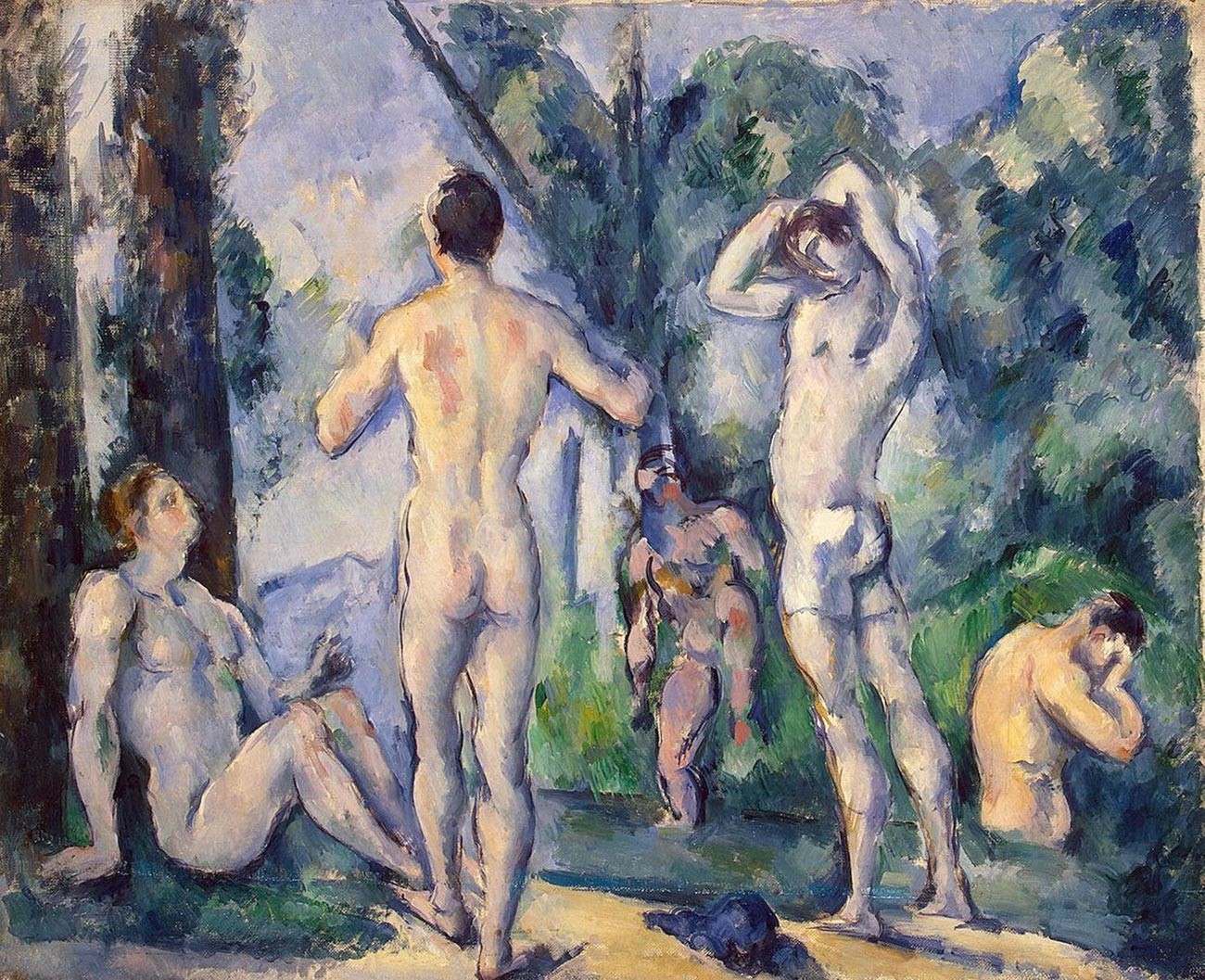 Paul Cézanne. Baigneuses