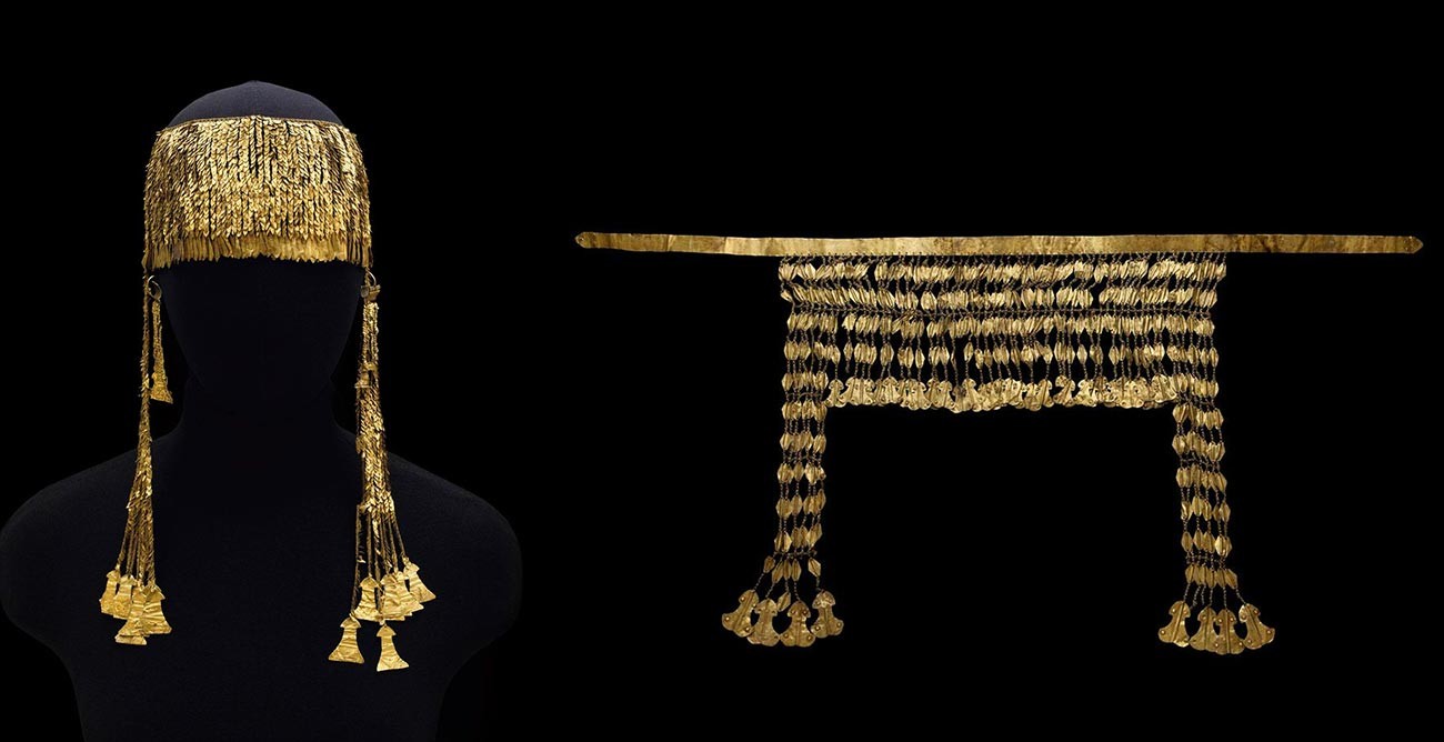 Diademi con pendenti. 2600-2200 a.C.