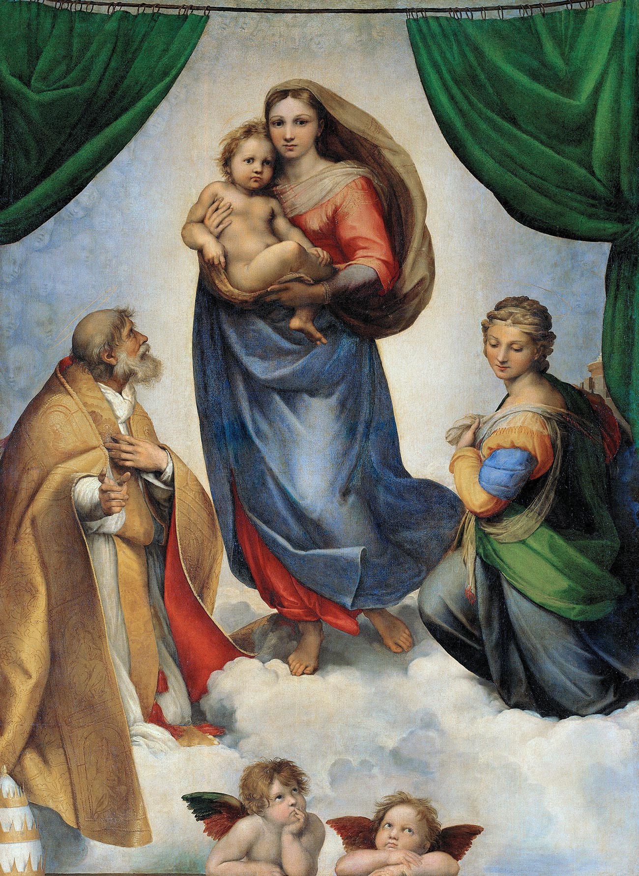 La Madonna Sistina. Raffaello