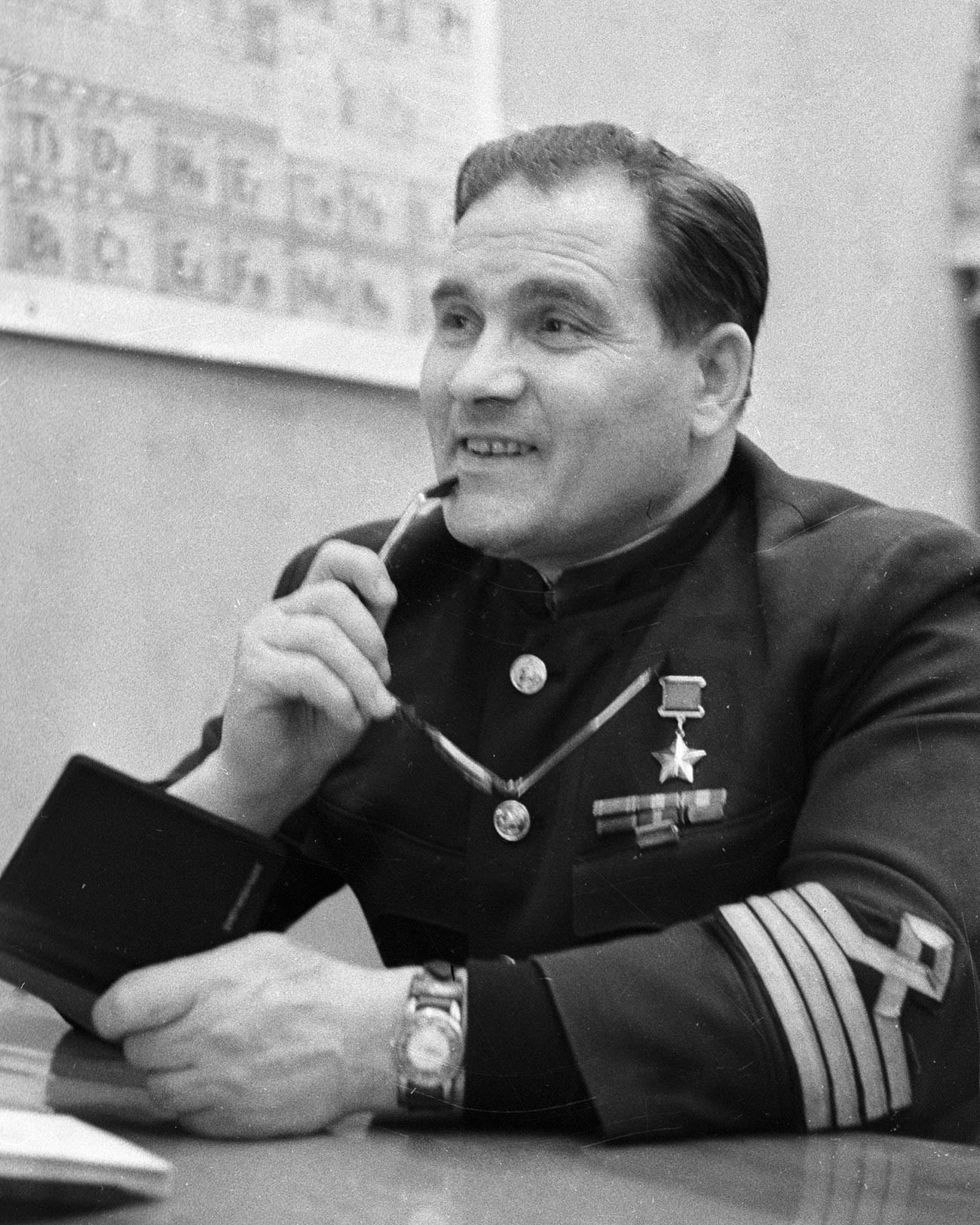 Hero of the Soviet Union Mikhail Devyatayev.
