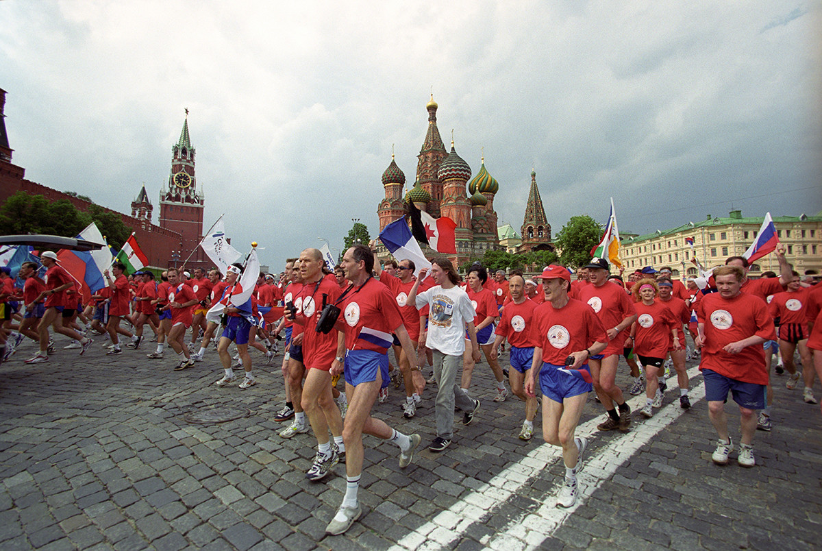 Marathon international à Moscou
