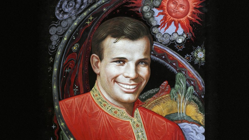 "Портрет на Ю. Гагарин" от Борис Кукулиев