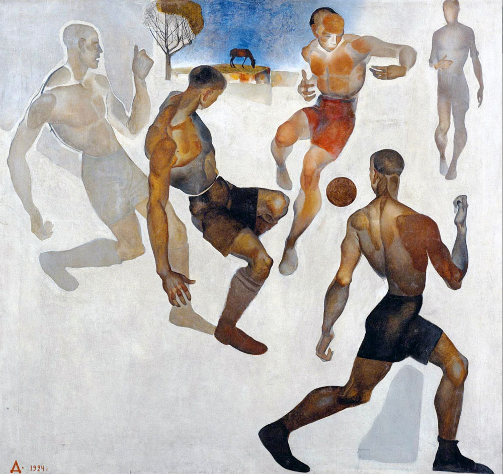 Александр Дейнека. Футбол, 1924