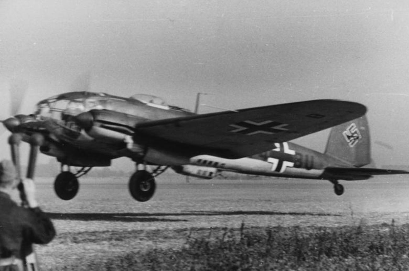 Bomber Heinkel He 111.