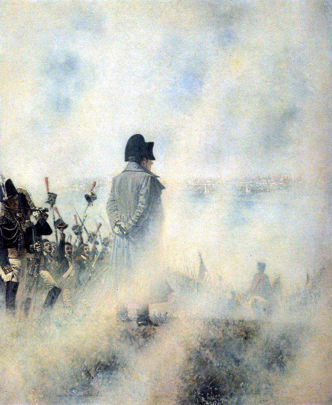 «Перед Москвой в ожидании депутации бояр». Картина из цикла «Наполеон в России»