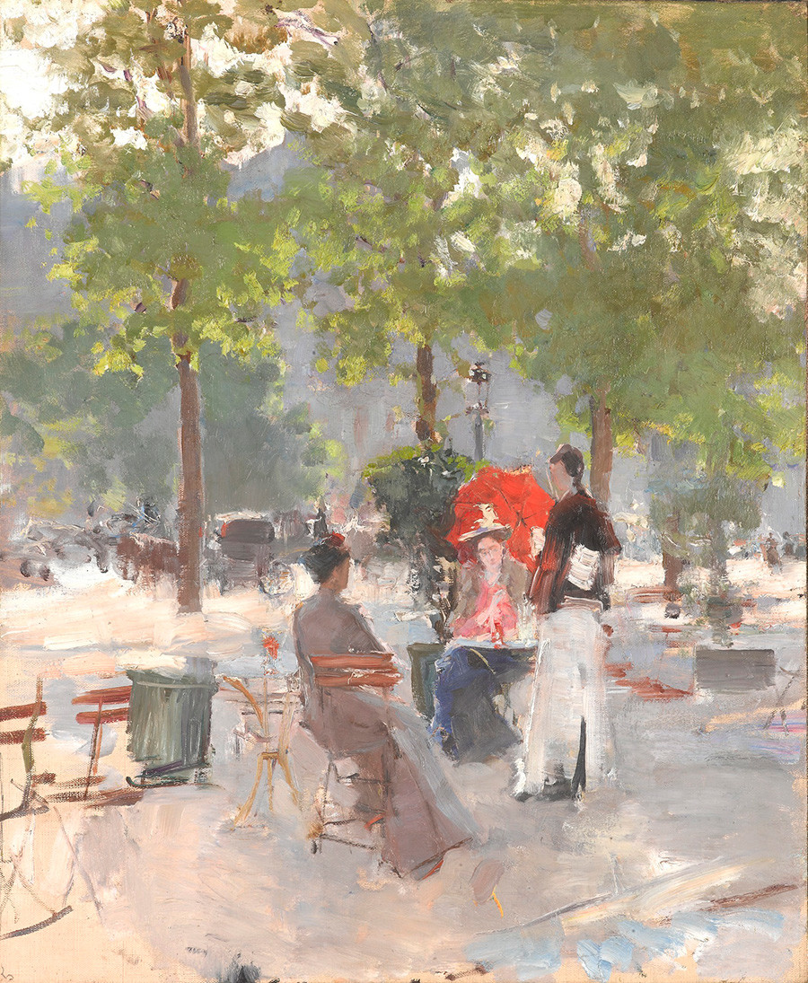 パリのカフェ、1890年