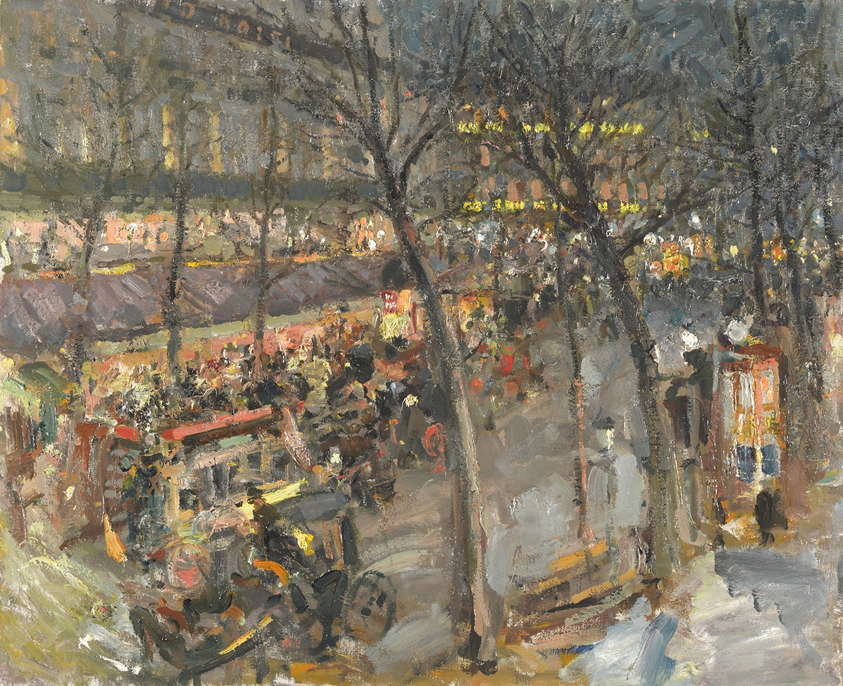 パリ、カフェ・ド・ラ・ペ、1906年