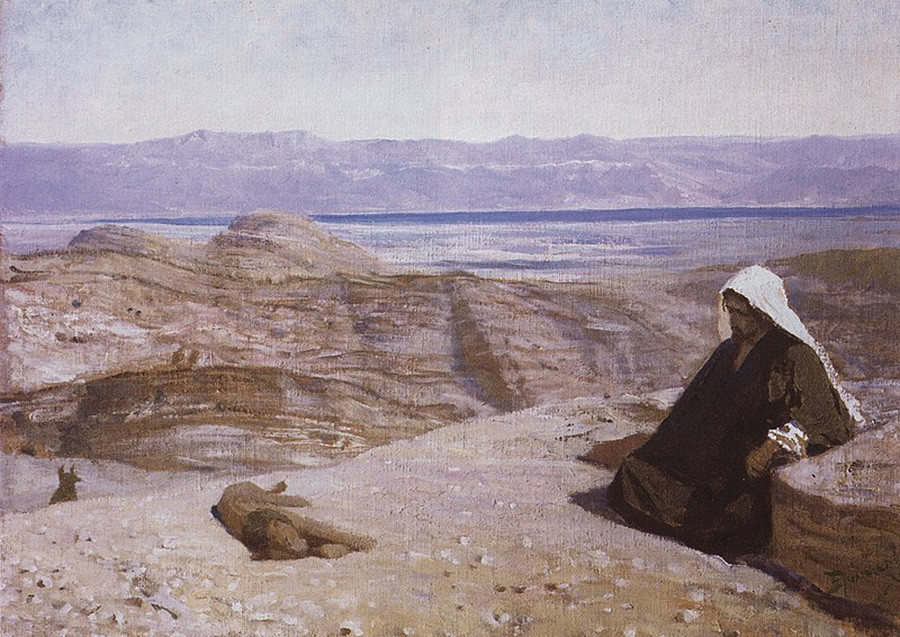 Sur la montagne. Repos, 1909. Série consacrée à la vie du Christ
