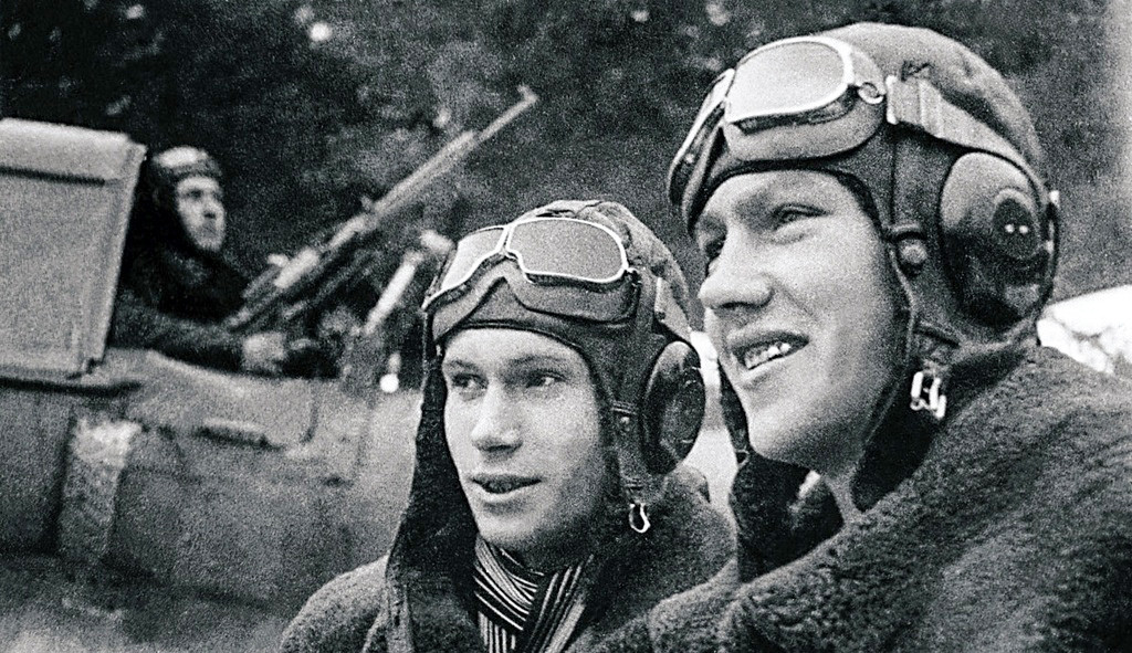 Des pilotes soviétiques 