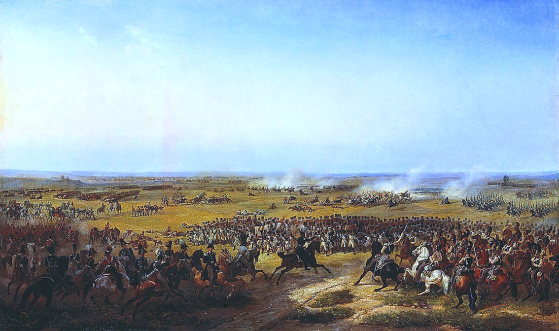 Bataille de Fère-Champenoise. Tableau de Vassili Timm