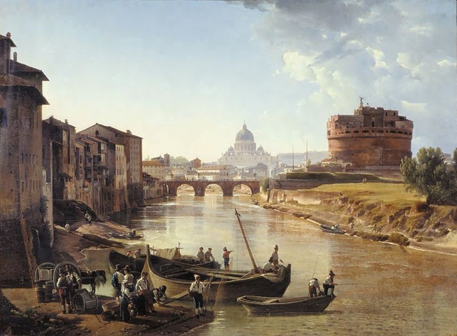 La nouvelle Rome. Le château Saint-Ange, 1823-25