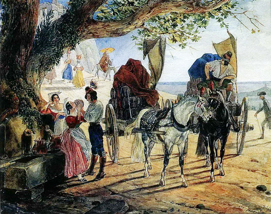 Célébration à Albano, 1833
