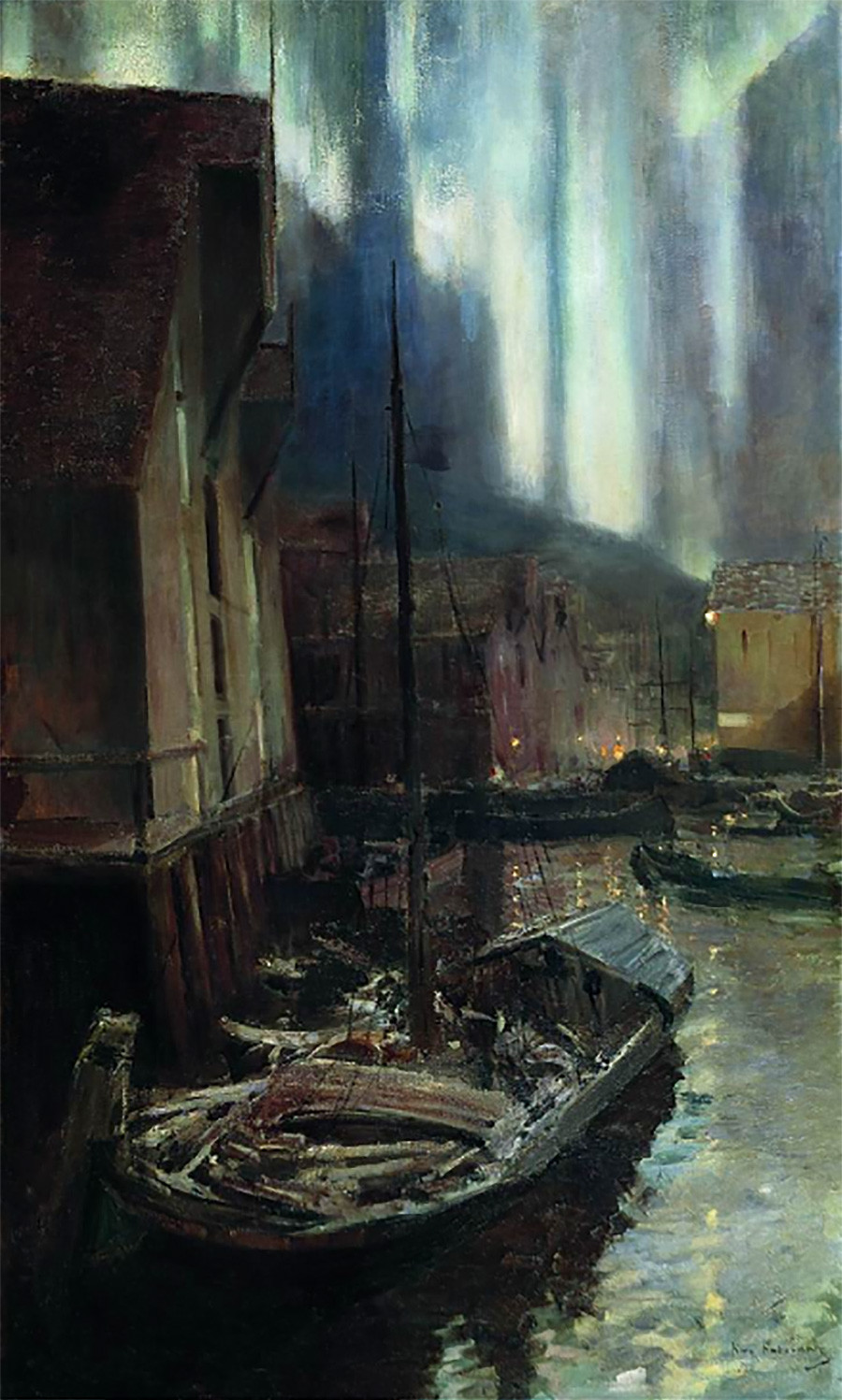 Hammerfest. Aurores boréales, 1894-95
