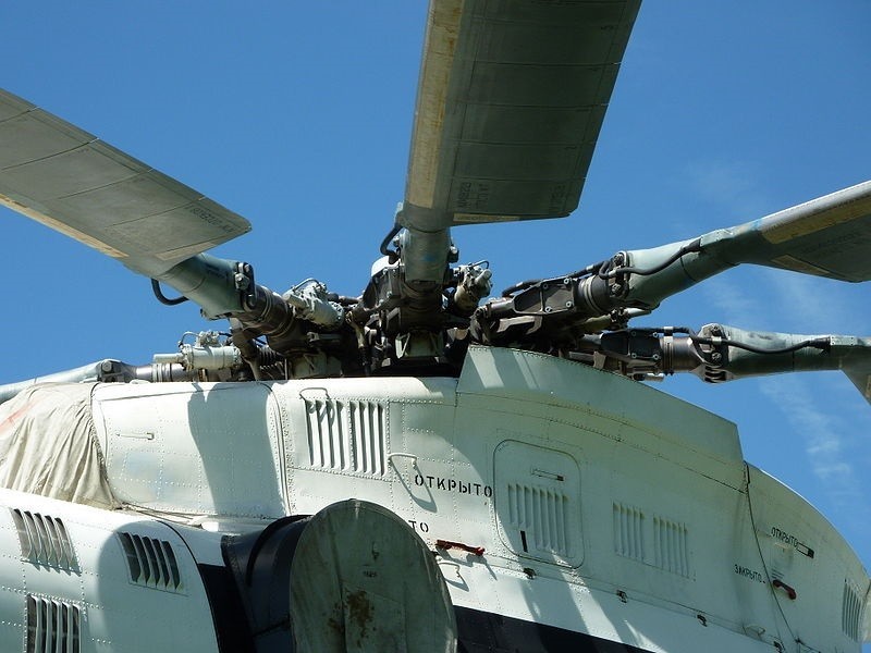 Rotor principal de um Mi-26.
