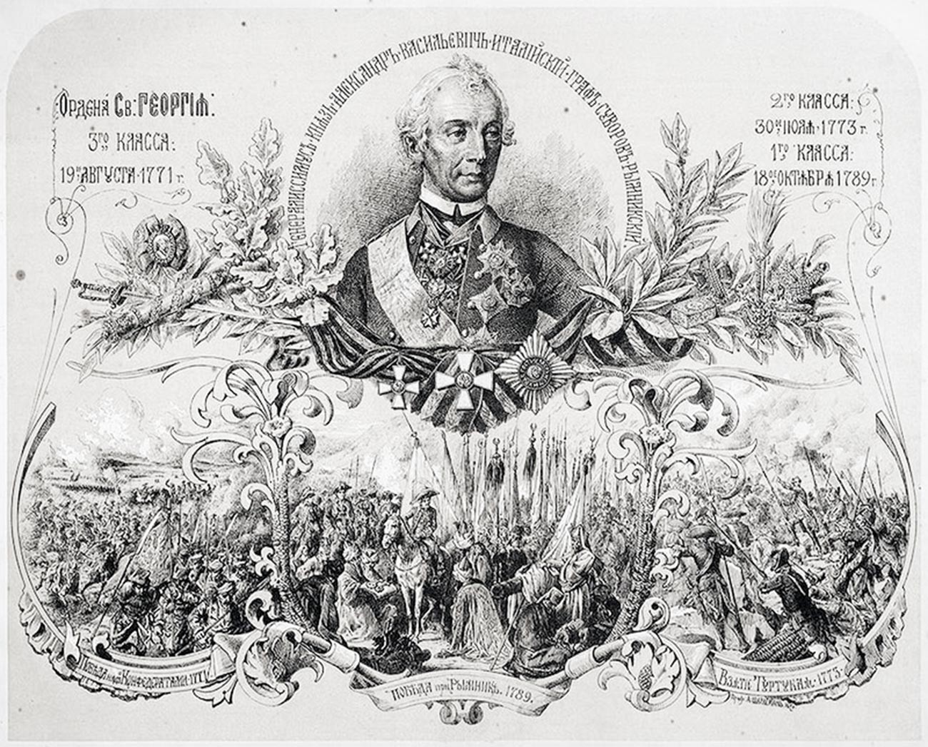 Alexander Suvorov and the Battle by the River Rymnik.