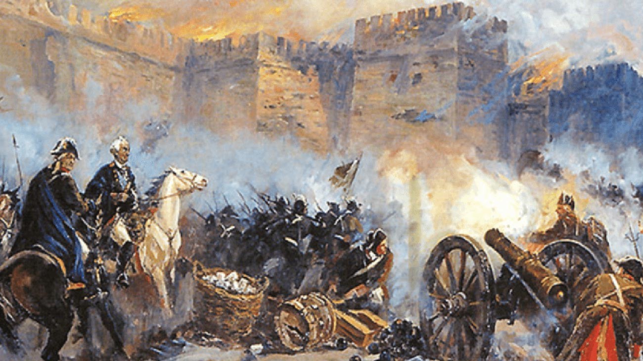 Die russische Armee erobert die Festung Ismajil.