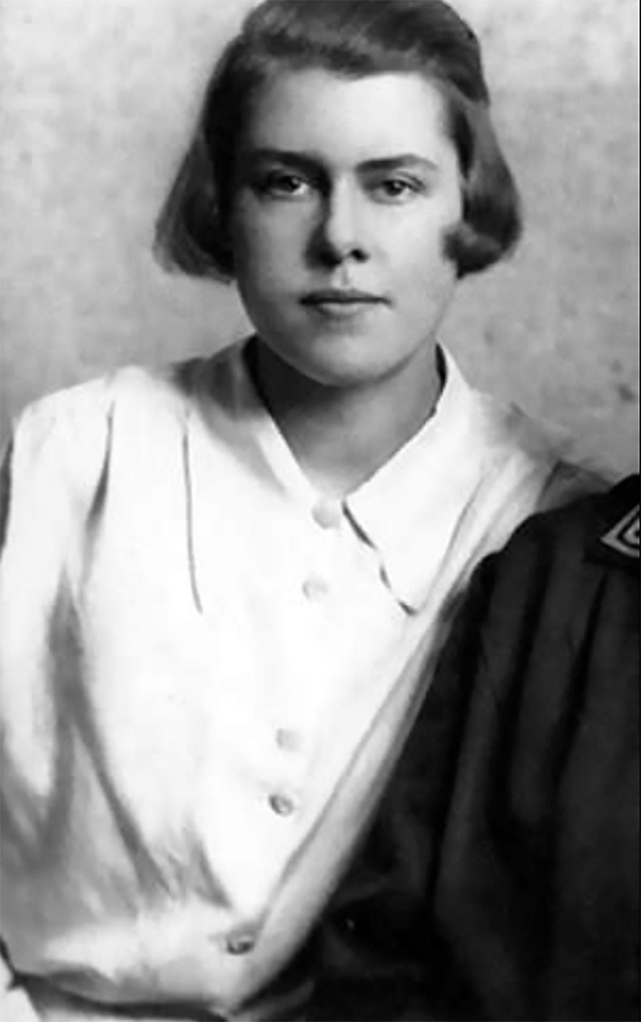 Melita Norwood (1912-2005) - britische Beamtin und Spionin für KGB. 1935.
