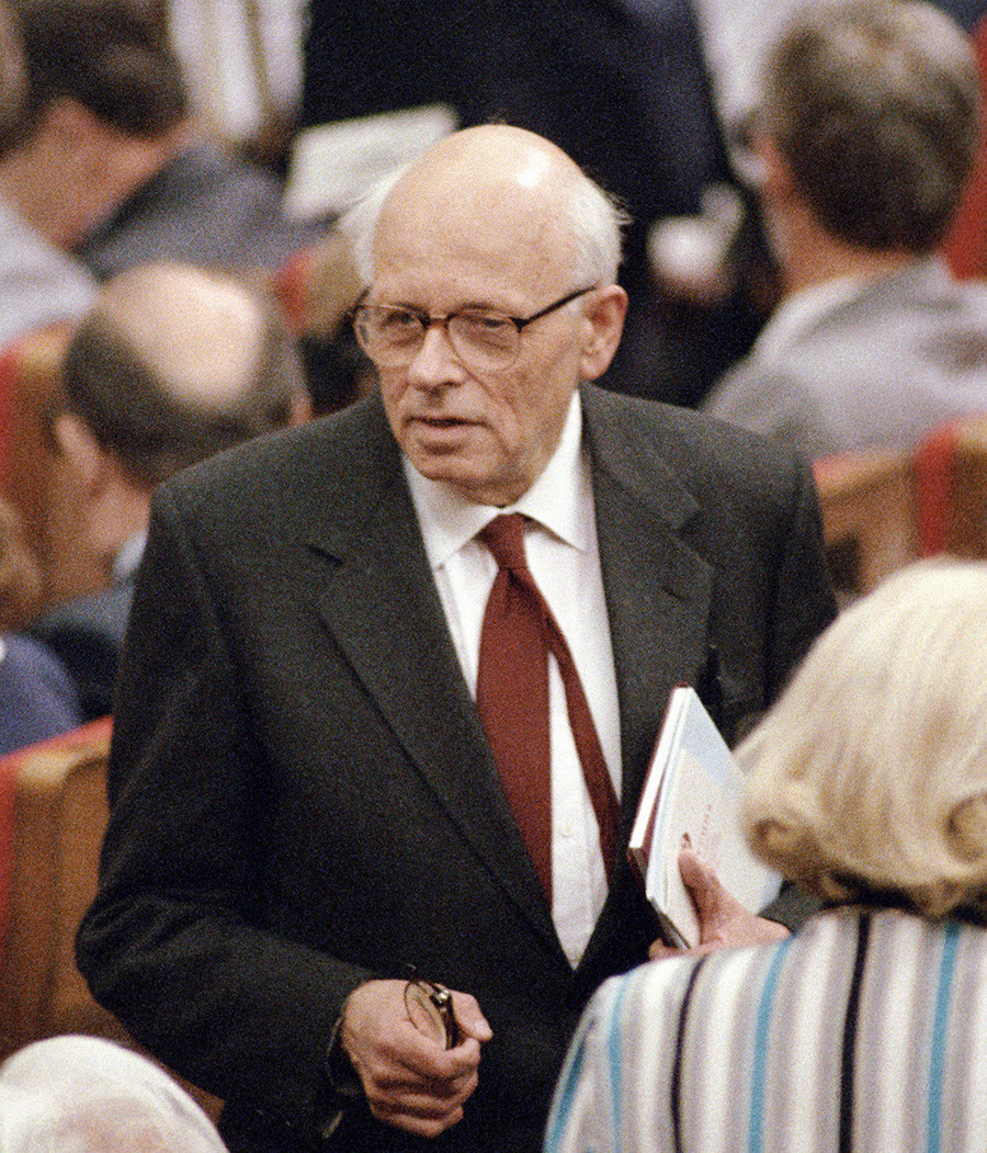 Andrei Sakharov made his reputation as the father of the Soviet hydrogen bomb.