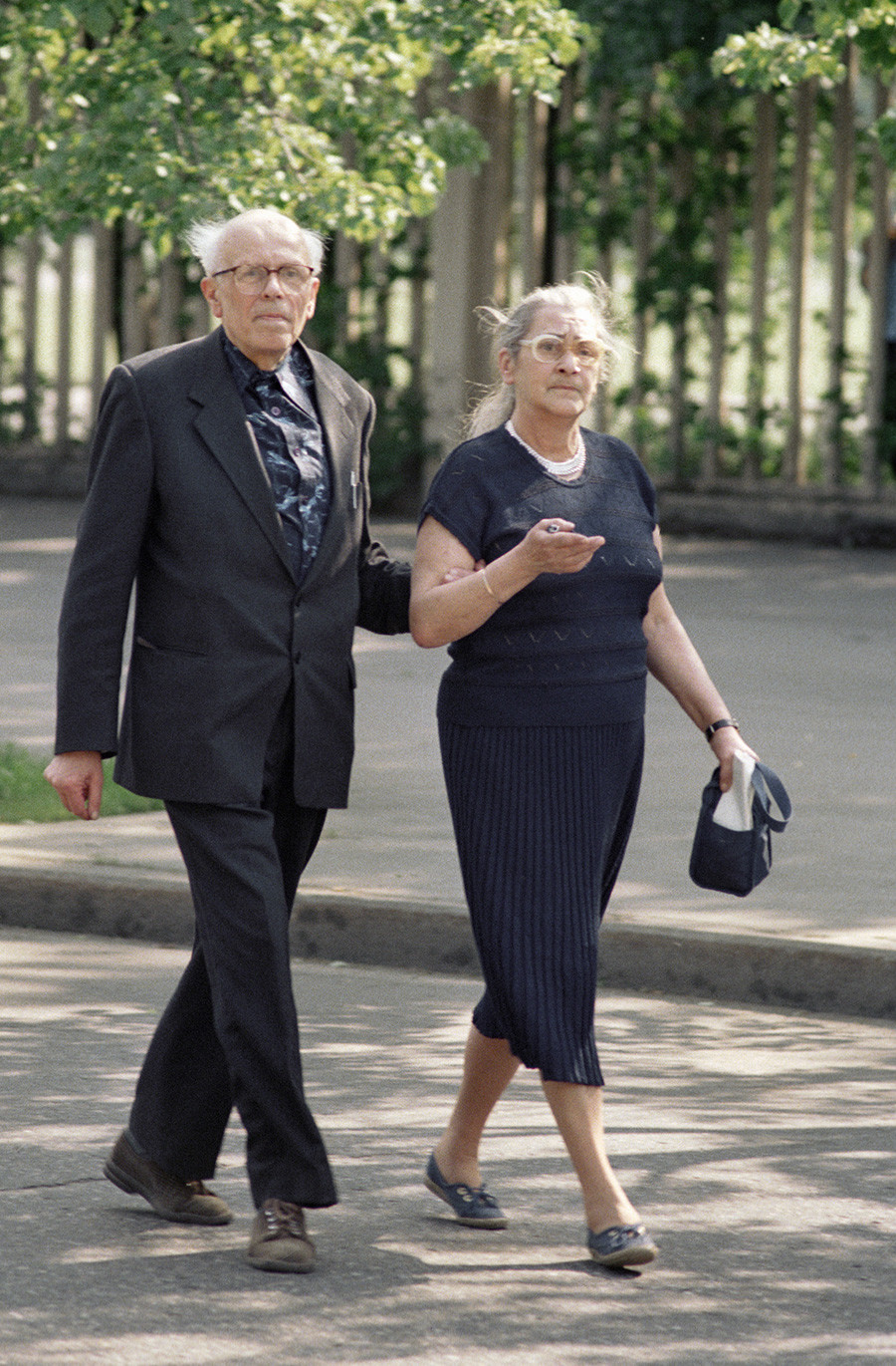 Andréi Sájarov con su esposa Elena Bonner
