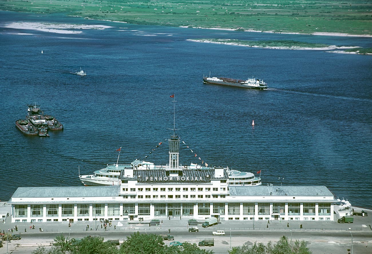 River boat station in 1974.