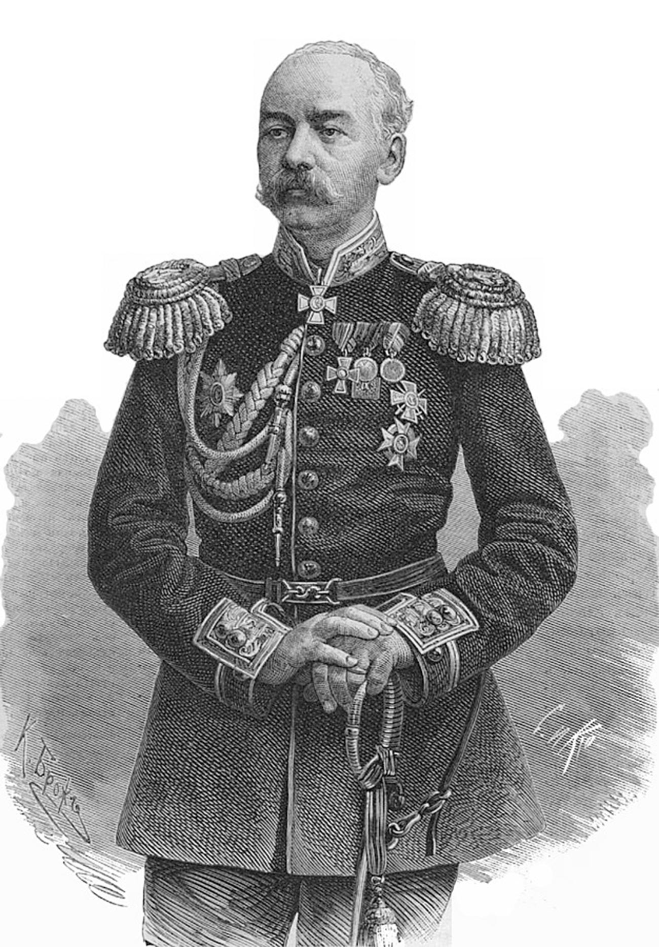 Konstantin Petrovich von Kaufman, generale russo, primo governatore del Turkestan