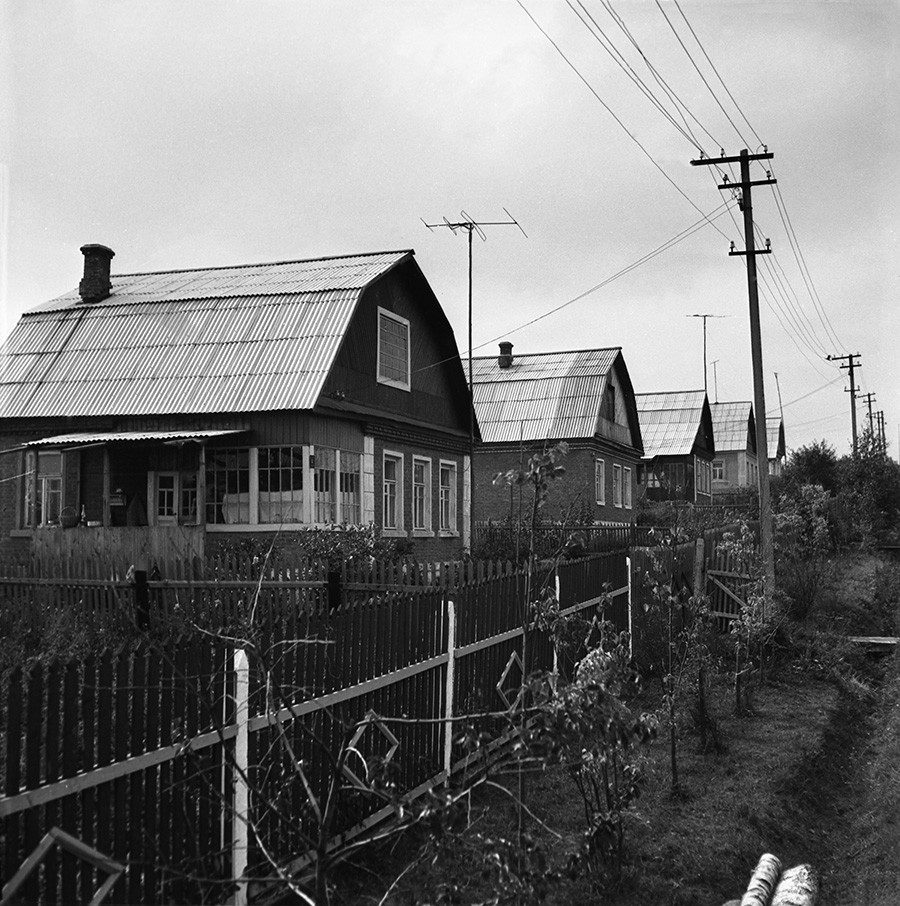 A dacha settlement outside Moscow