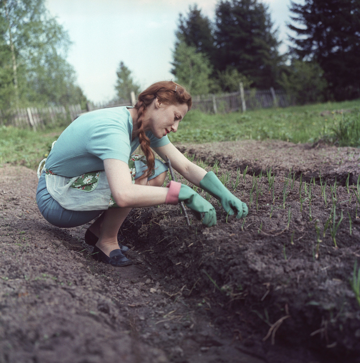 Ballet dancer Maya Plisetskaya at her dacha