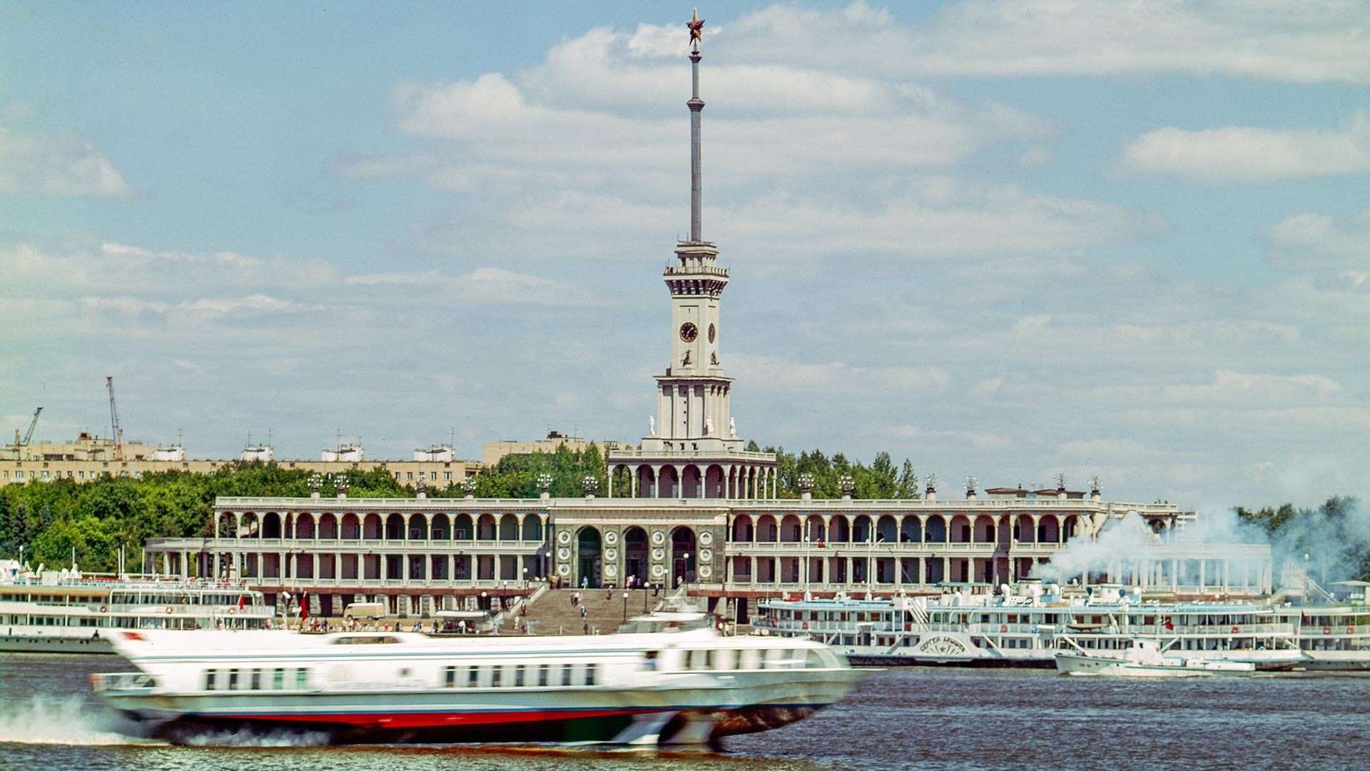 Das Nordfluss-Terminal in Moskau
