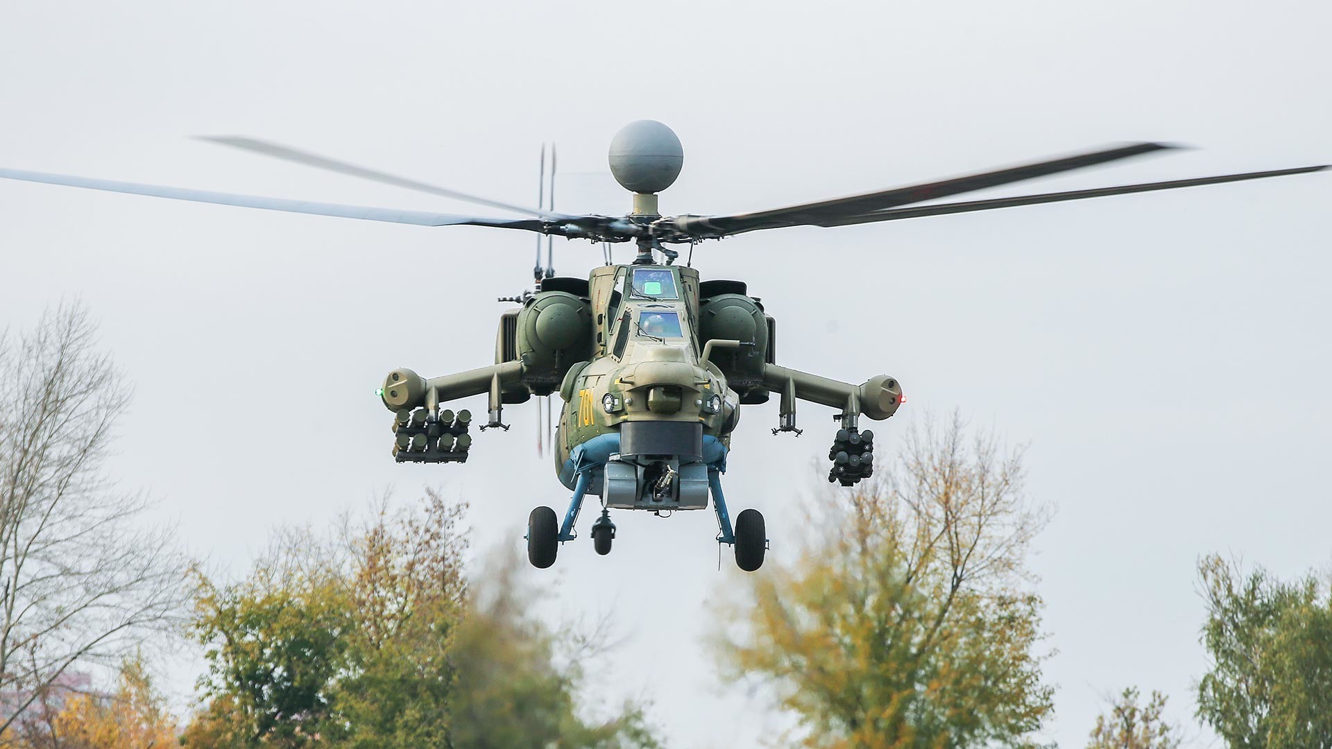 Prvi uzorak moderniziranog helikoptera Mi-28N. 