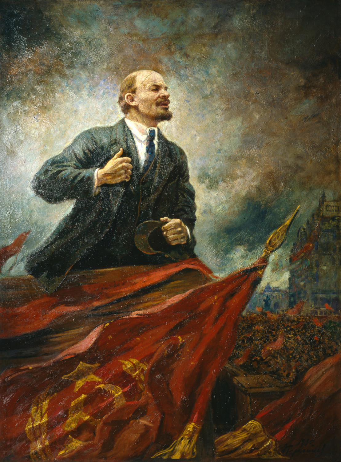 Alexandre Guerassimov. Lénine sur la tribune, 1930
