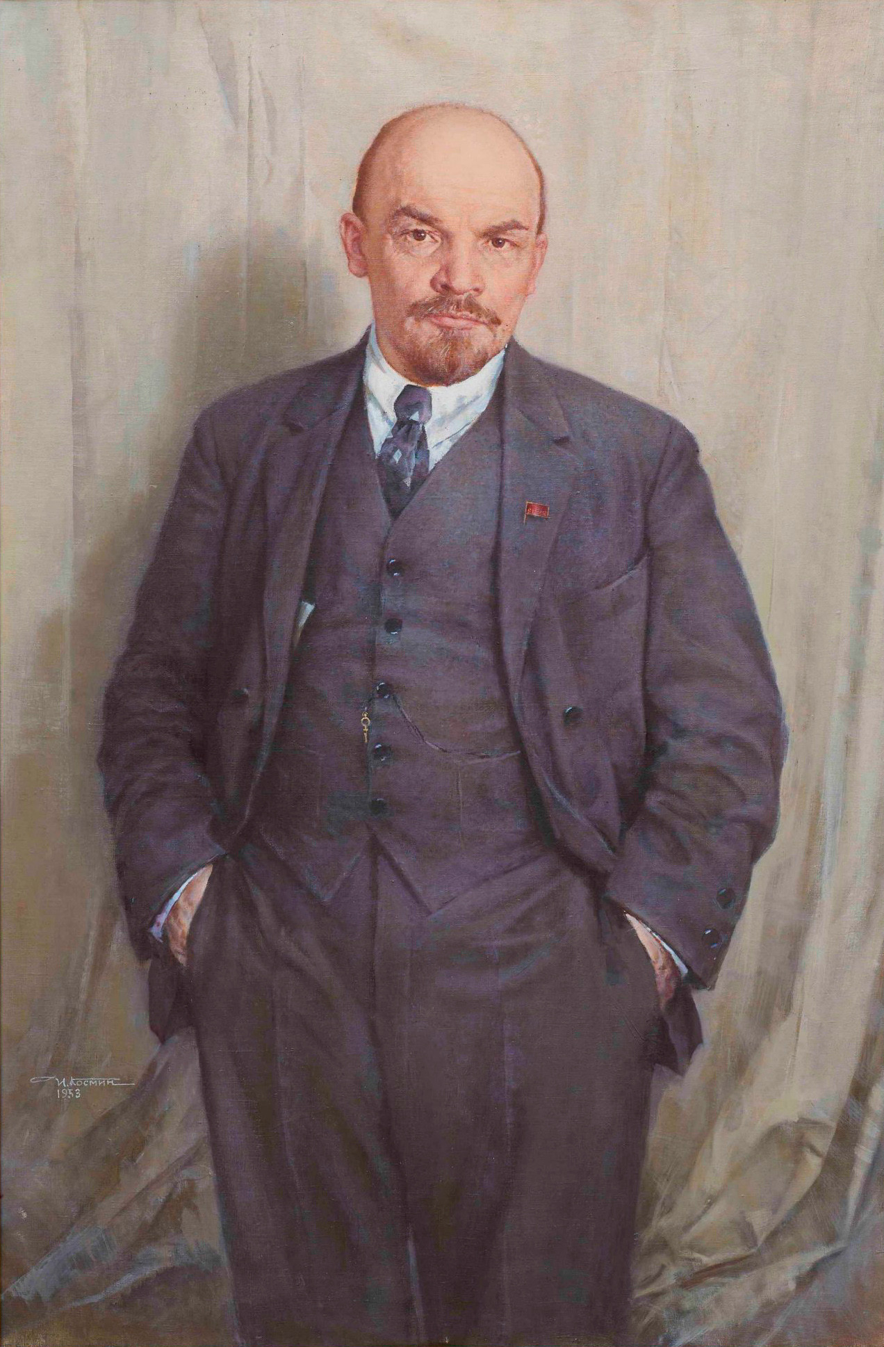 Ivan Kosmine. Portrait de Lénine, 1953
