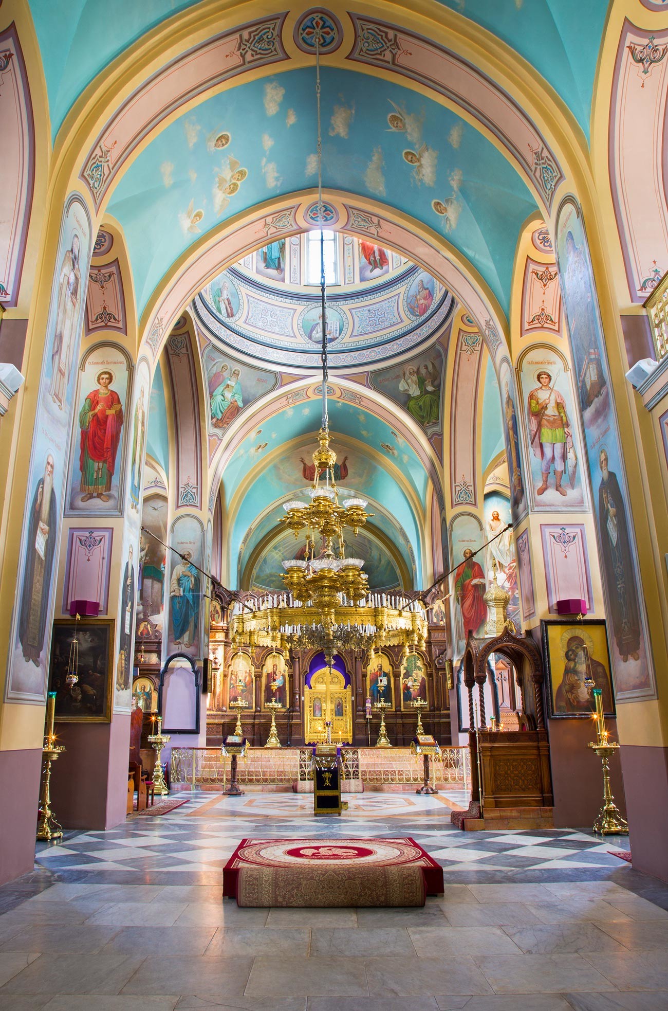 Inside the Church of Holy Trinity