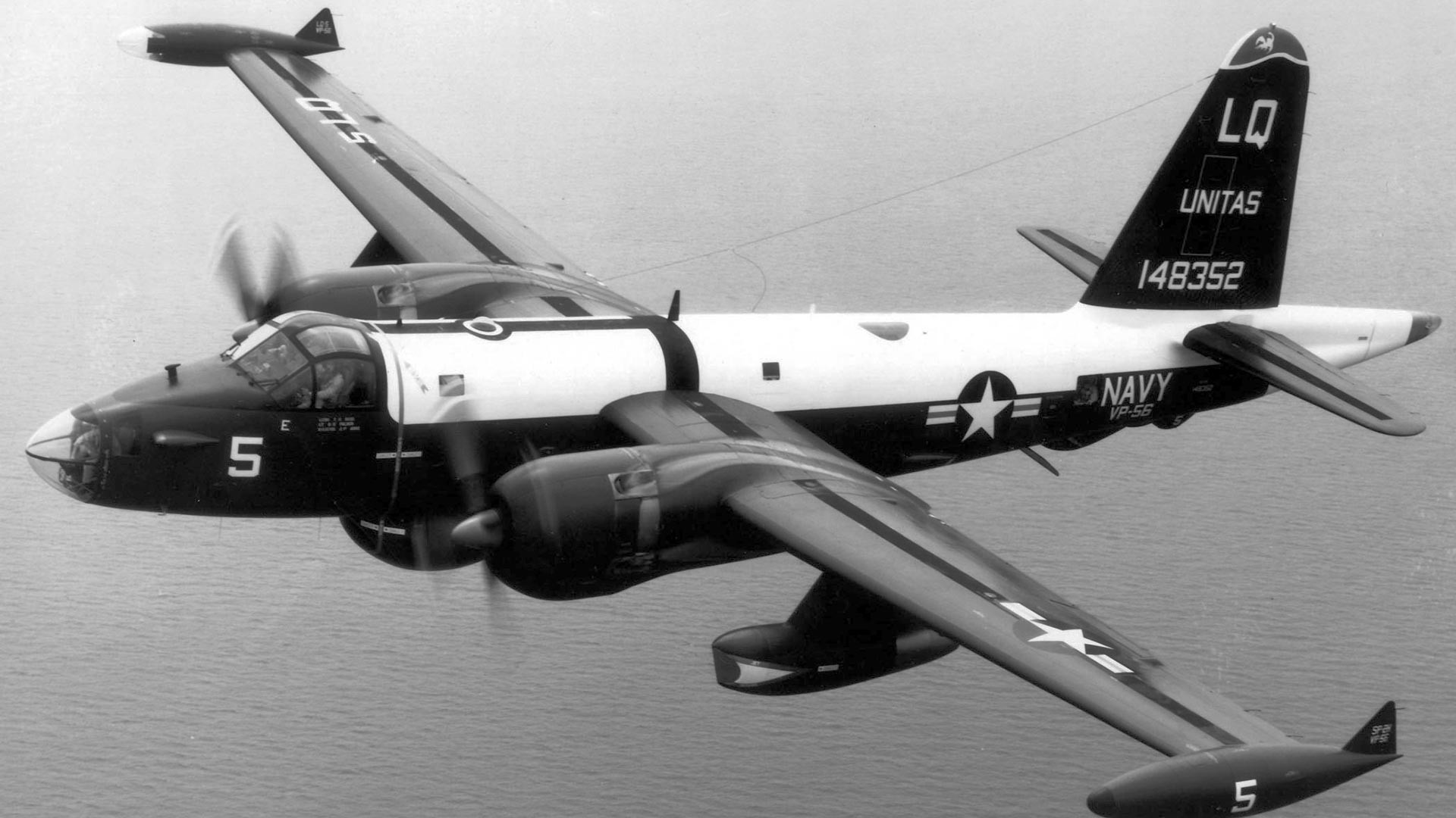 Avión de reconocimiento Lockheed P-2 Neptune.
