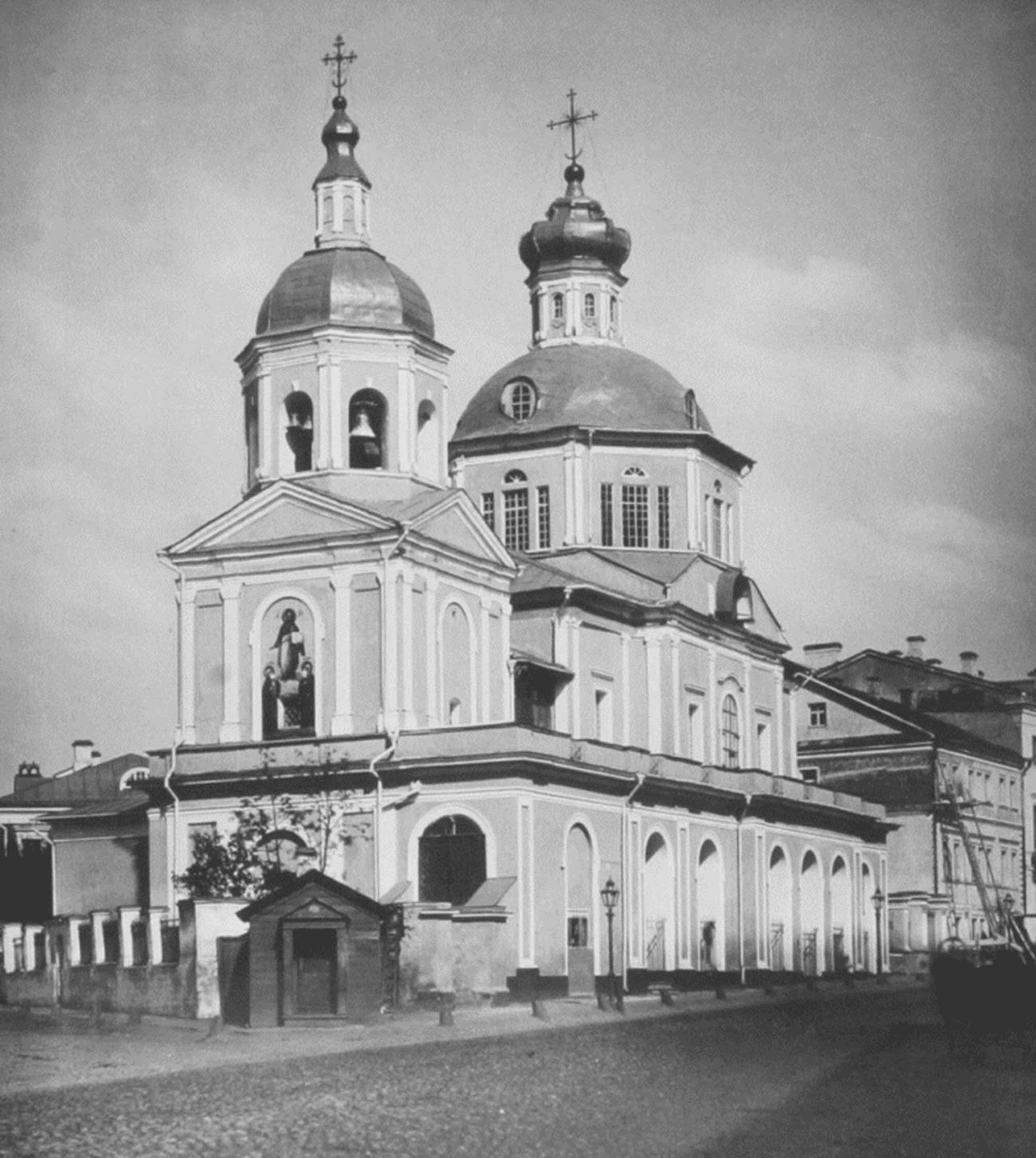 Церковь Святого Евпла, 1882. Фото из книги Николая Найдёнова «Москва. Соборы, монастыри и церкви». 1882—1883 годы