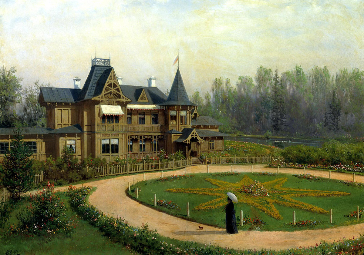 Lev Lagorio. Datcha, 1892 
