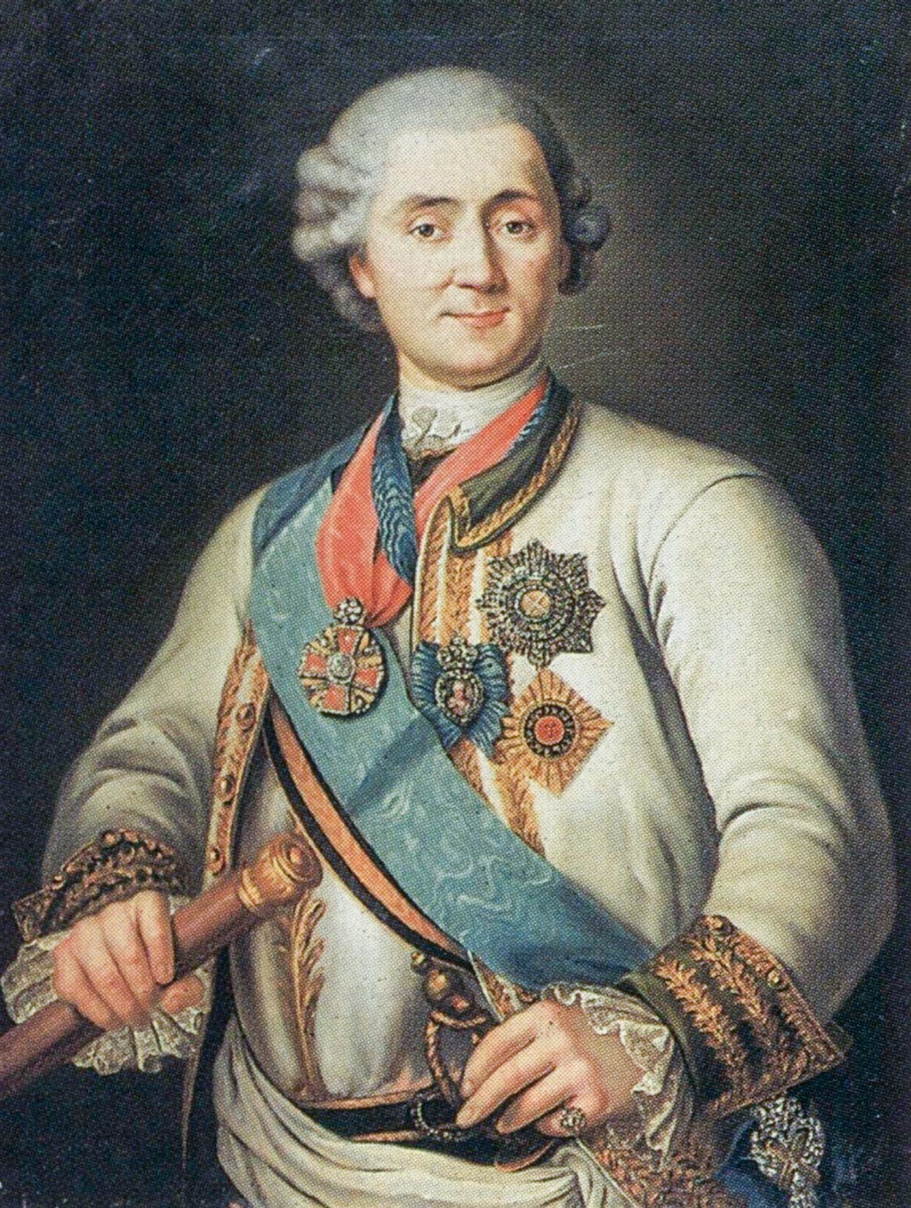 Портрет графа А. Г. Орлова-Чесменского.