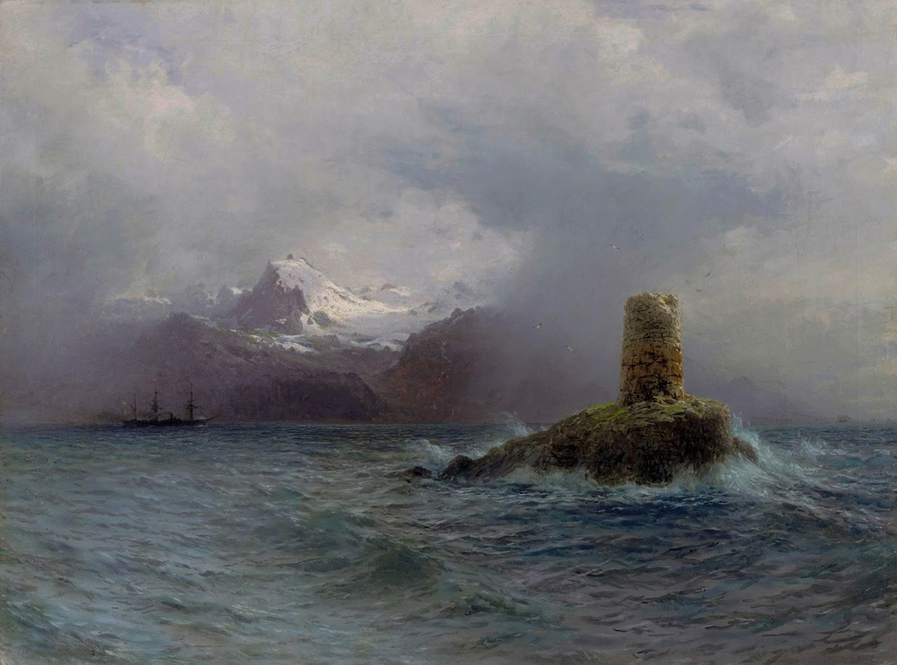 Lev Lagorio. Île des Lofoten (1895)

