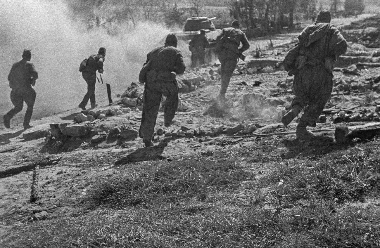 По време на настъплението край Ржев. Северозападен фронт, 1942 г.