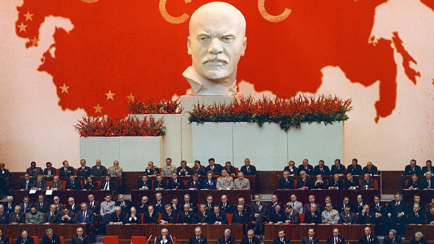 December 21, 1972. The meeting of the Central Committee of the CPSU, the Supreme Soviet of the RSFSR, and the Supreme Soviet of the USSR, dedicated to the 50th anniversary of the formation of the USSR. The Kremlin Palace of Congresses.