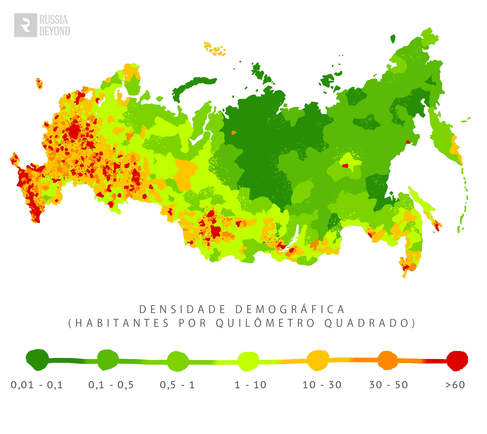 Rússia: mapa, bandeira, população, governo, cultura