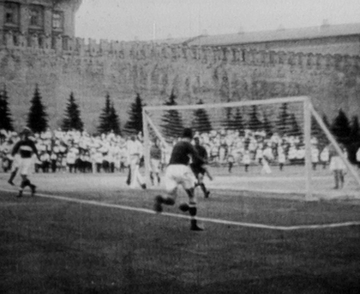 A game on the Red Square. 