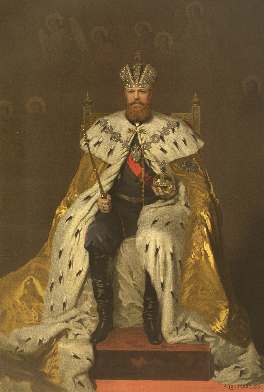 Kaiser Alexander III., von Iwan Kramskoi, 1883. Staatliches Historisches Museum.