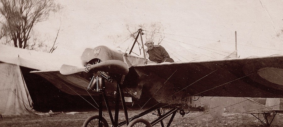Alexandre Kazakov et son avion