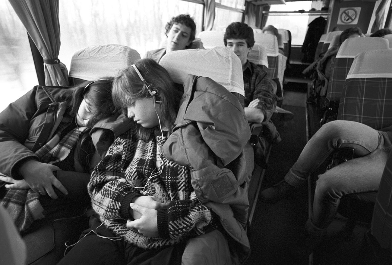 Boravak američkih učenika u SSSR-u. Putovanje iz Moskve u Lenjingrad. 