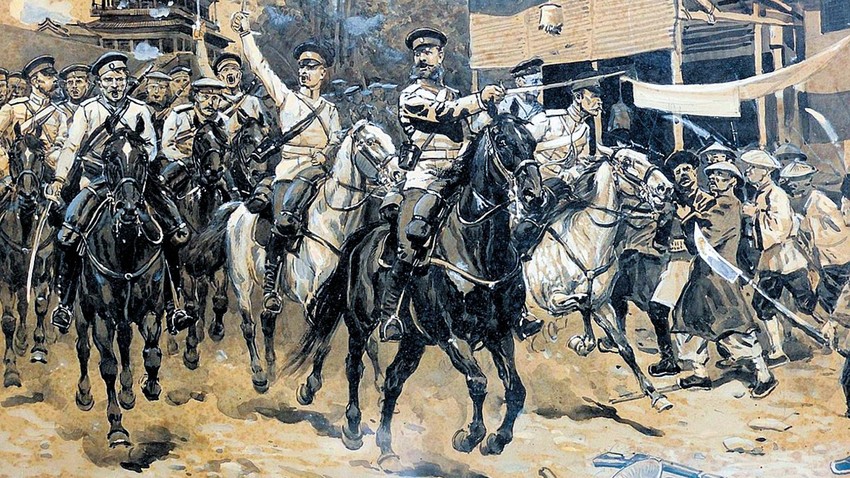 小皿 北清義和団 義和団事件 義和団戦争 北清事変 アンティーク 絵皿 骨董 小皿 北清義和団 義和団事件 義和団戦争 北清事変 アンティーク 絵