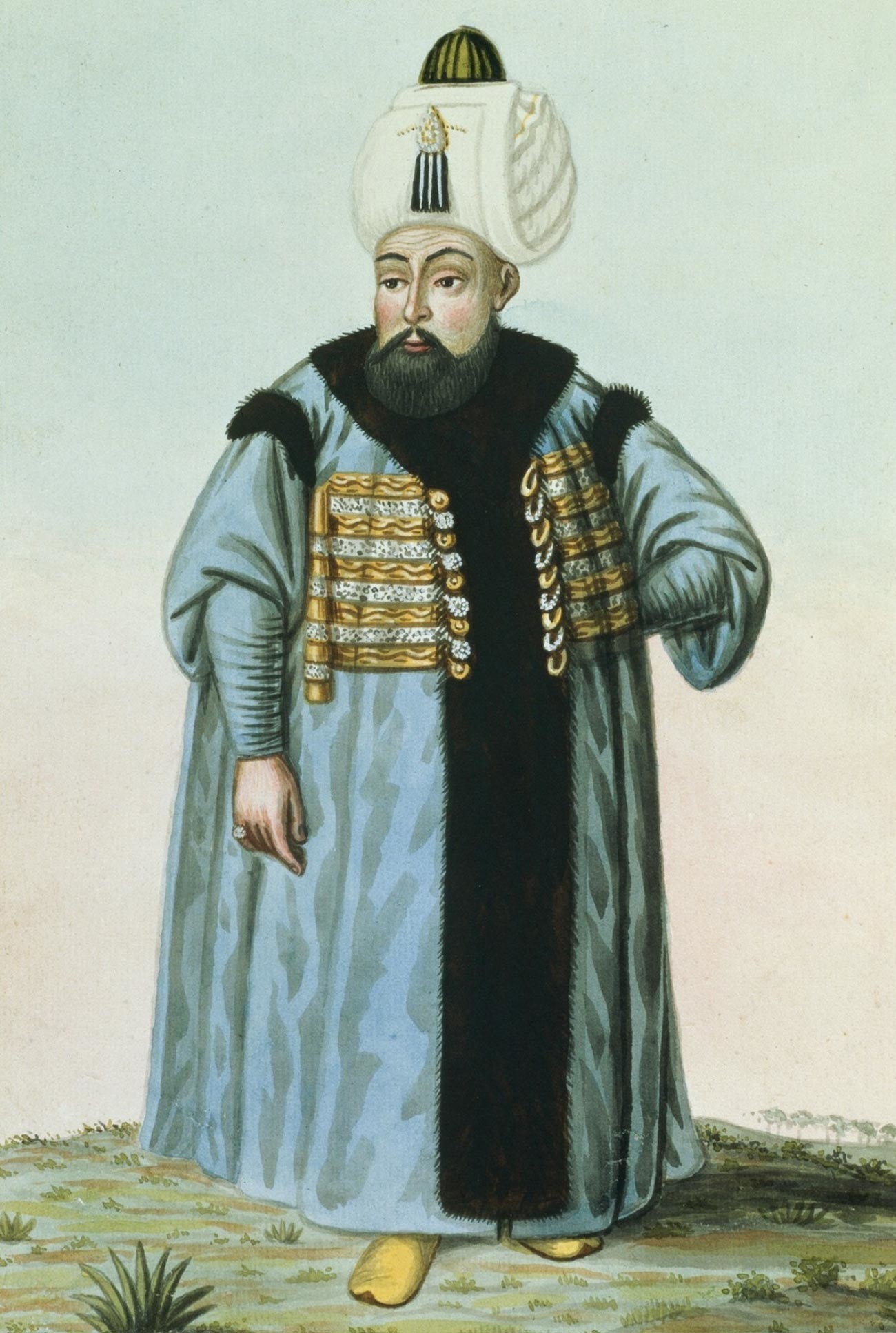 Портрет на Селим Втори, султан на Отоманското Царство (1566-1574)