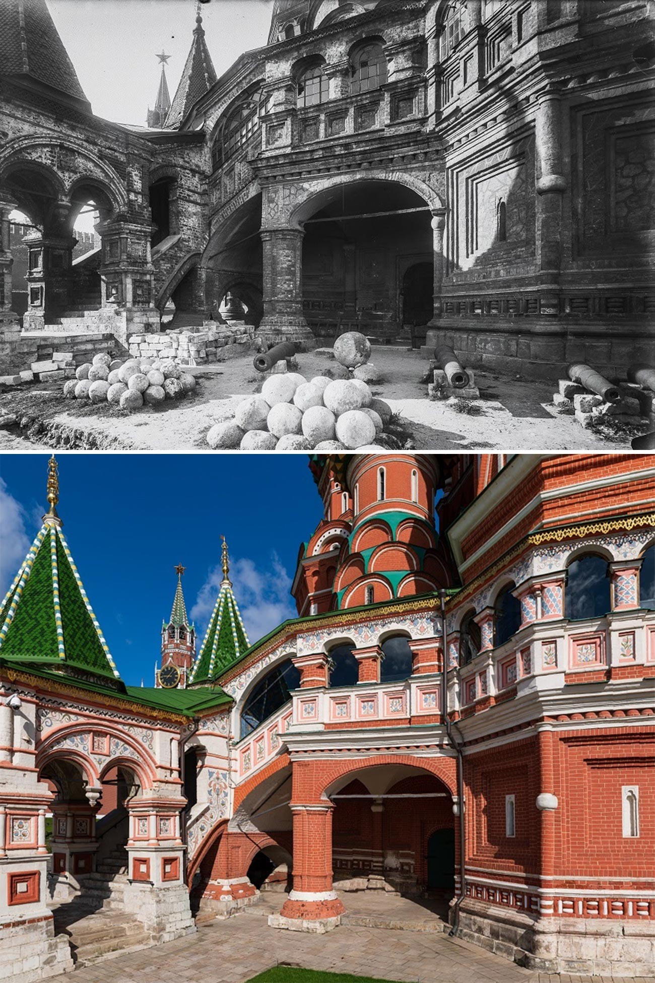 ビフォーアフター：聖ワシリイ大聖堂の百年前と今 - ロシア・ビヨンド