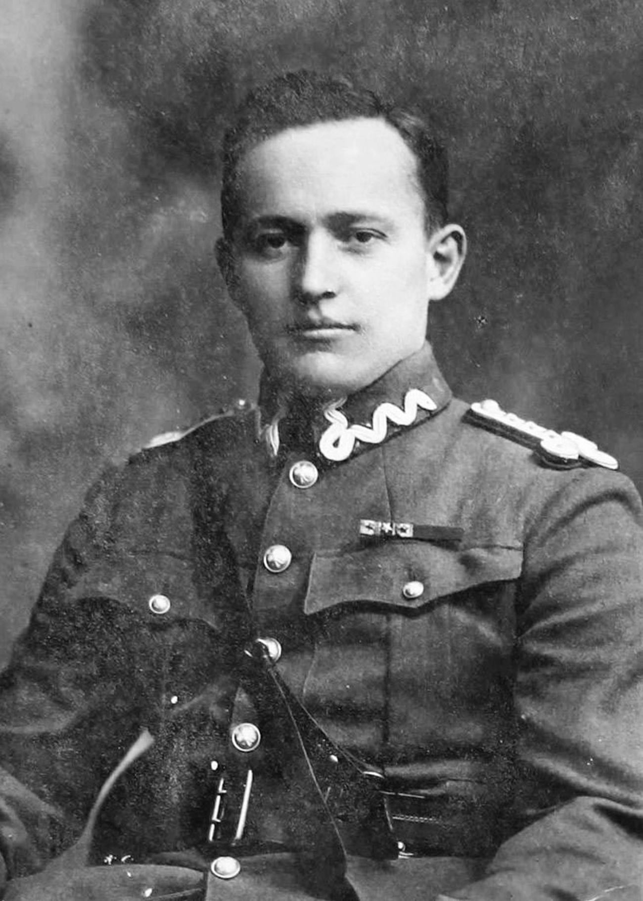 Купър в Лвов по времето на участието му в ескадрилата 