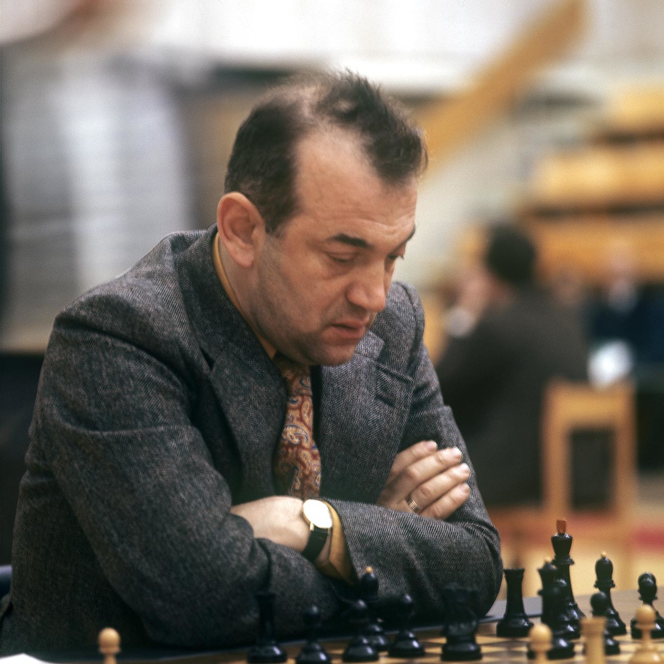 Международный гроссмейстер Виктор Корчной. 